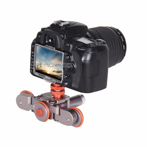 Autodolly bộ trượt 3 bánh tự động cho máy ảnh DSLR hãng Yelangu