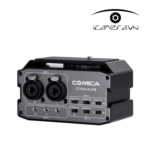 Bộ trộn mixer âm thanh và micro Comica CVM-AX3