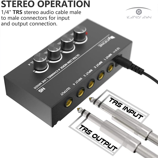 Bộ trộn âm thanh FIFINE N5 FOUR-CHANNEL