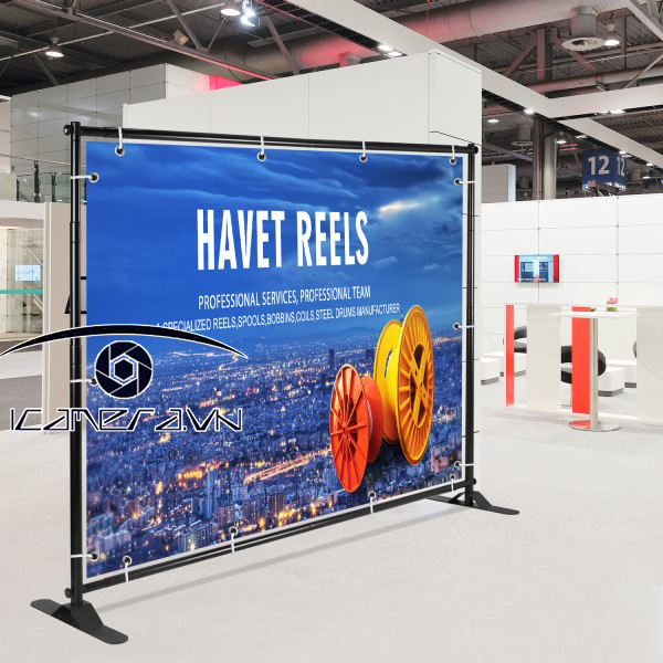 Khung treo phông treo quảng cáo 3.0m x 2.4m