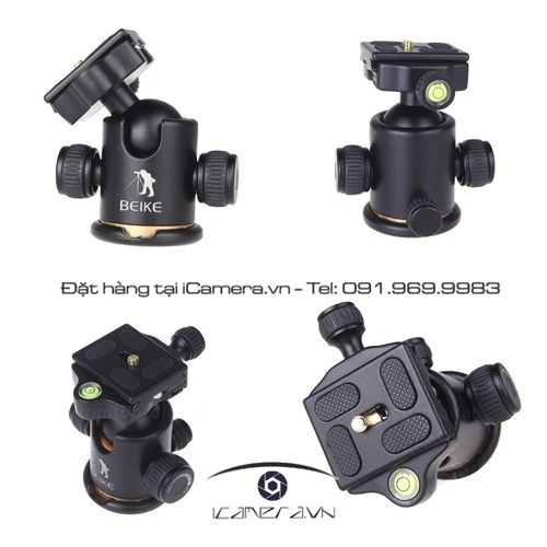 Ball head đầu củ tròn bi cho monopod tripod monotripod BK-03