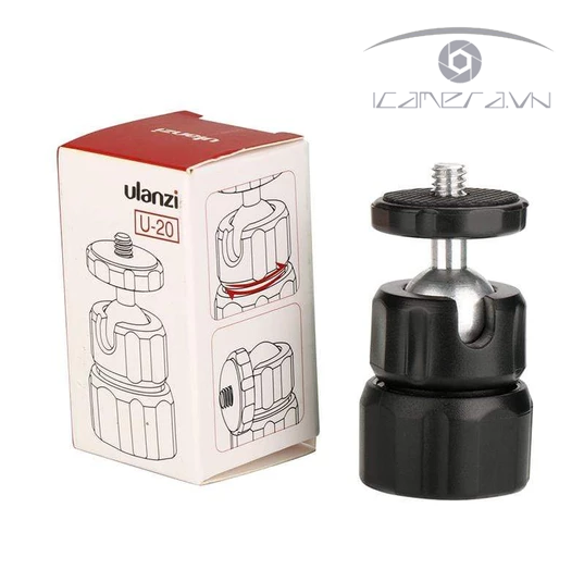 Ball head mini 1/4 inch gắn tripod U-20 Ulanzi (5)