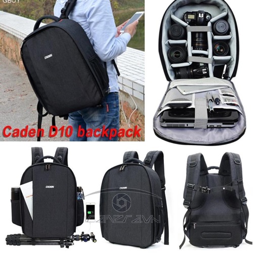 Balo Caden D10 dùng đựng camera máy ảnh và lens
