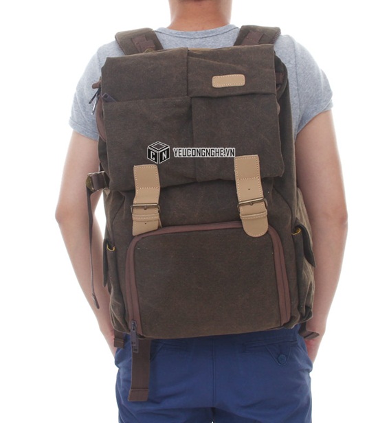 Balo đựng máy ảnh DSLR Canon Nikon Sony Caden N5 chính hãng