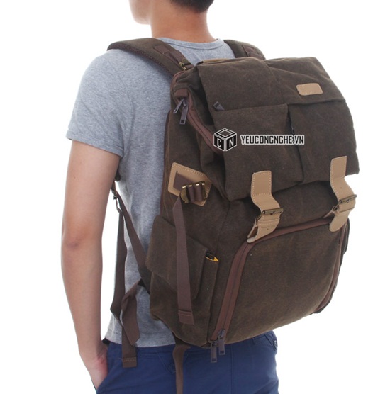Balo đựng máy ảnh DSLR Canon Nikon Sony Caden N5 chính hãng