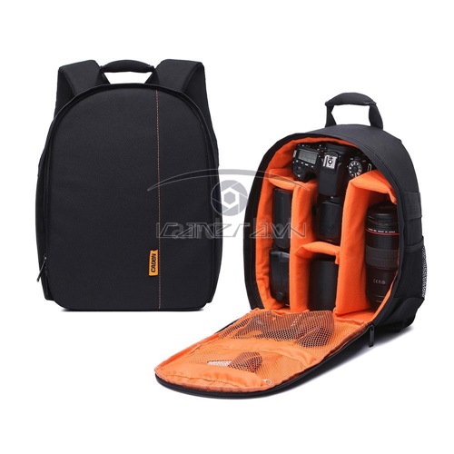 Balo camera máy ảnh Caden D7 mua có kèm áo mưa