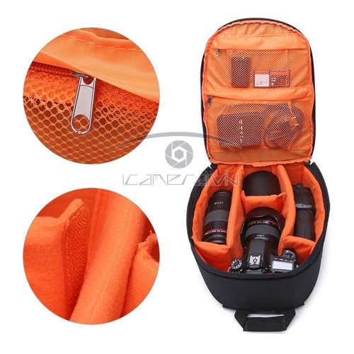Balo camera máy ảnh Caden D7 mua có kèm áo mưa
