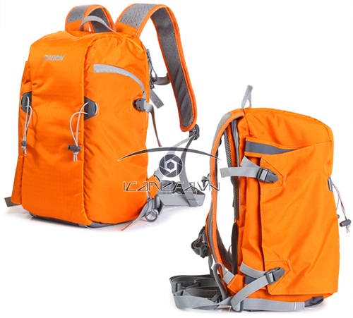 Balo máy ảnh Canon, Nikon, Sony Caden E5 màu cam