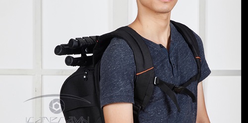 Balo máy ảnh Caden K5 cho camera DSLR đeo vai kèm áo mưa