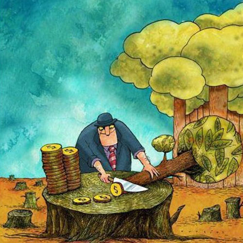 Dù rừng là lá phổi xanh của Trái Đất nhưng điều đó cũng không ngăn cản được con người chặt phá để kiếm lợi. 18 bức ảnh về bản chất cuộc sống khiến bạn phải giật mình