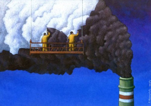 Con người tự lừa dối, huyễn hoặc bản thân trước tai họa mình gây ra. 18 bức ảnh về bản chất cuộc sống khiến bạn phải giật mình