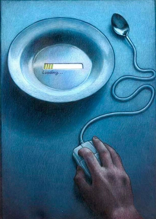 Đến một ngày, cuộc sống của con người sẽ hoàn toàn phụ thuộc vào công nghệ. 18 bức ảnh về bản chất cuộc sống khiến bạn phải giật mình