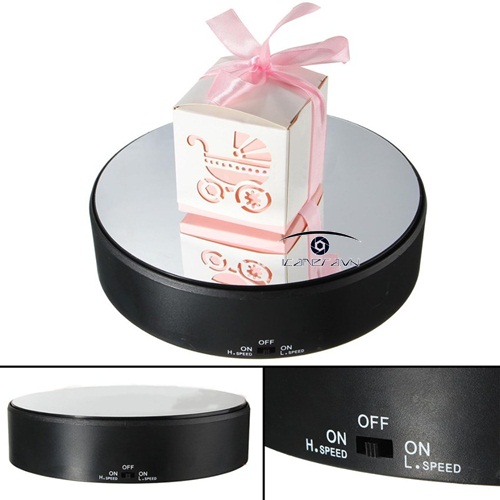 Bàn xoay quay chụp sản phẩm đường kính 18 cm turn table BX-18