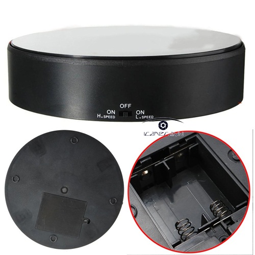 Bàn xoay quay chụp sản phẩm đường kính 18 cm turn table BX-18