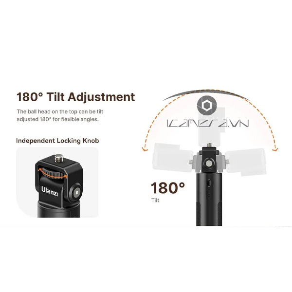 Tay cầm Ulanzi BG-2Pro Power Handgrip 5500mAh