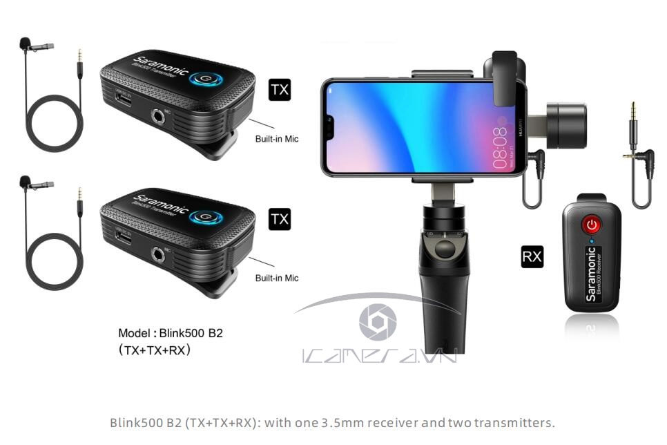 Micro không dây Saramonic Blink 500 B2