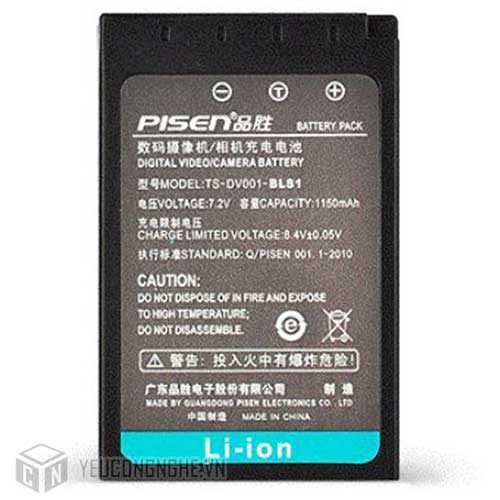 Pin sạc cho máy ảnh Olympus BLS1 Pisen