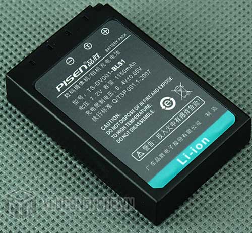 Pin sạc cho máy ảnh Olympus BLS1 Pisen
