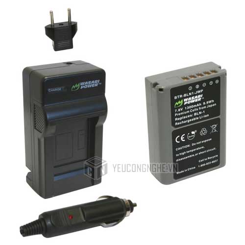 Bộ 1 pin 1 sạc cho máy ảnh Olympus BNL-1 Wasabi