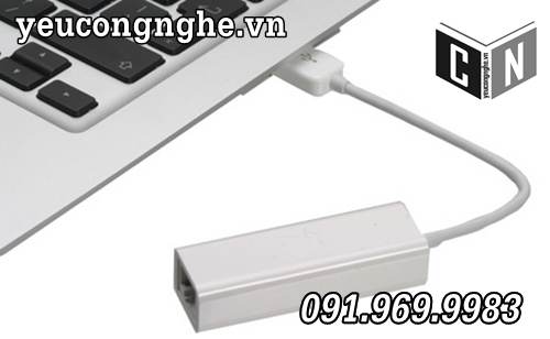 Thiết bị cáp kết nối Macbook Air, Macbook Pro với cổng Ethernet (LAN) - USB Ethernet Adapter