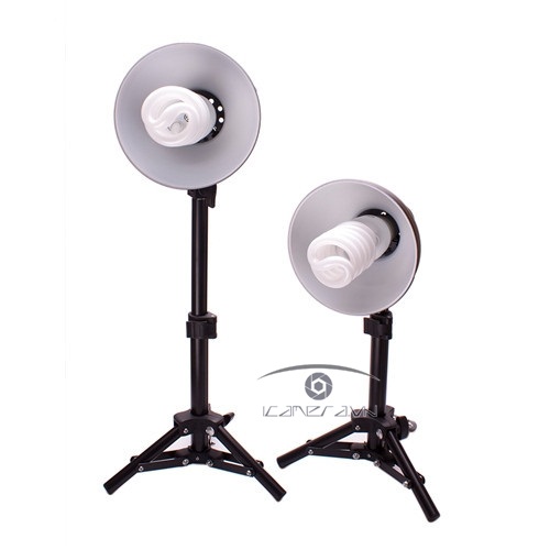 Bộ đèn lùn set up ánh sáng studio hộp chụp, lồng chụp sản phẩm Light Kit LK-45W