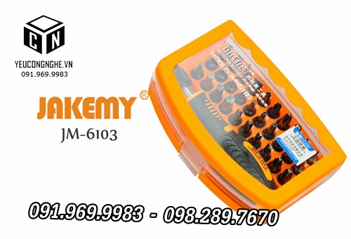 Bộ vít vặn đa năng dụng cụ sửa chữa điện tử 31 trong 1 JM-6103