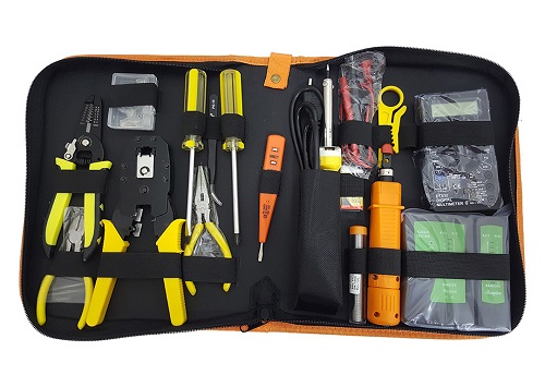 Bộ dụng cụ sửa chữa thi công mạng 16 trong 1 Poso PS-P15