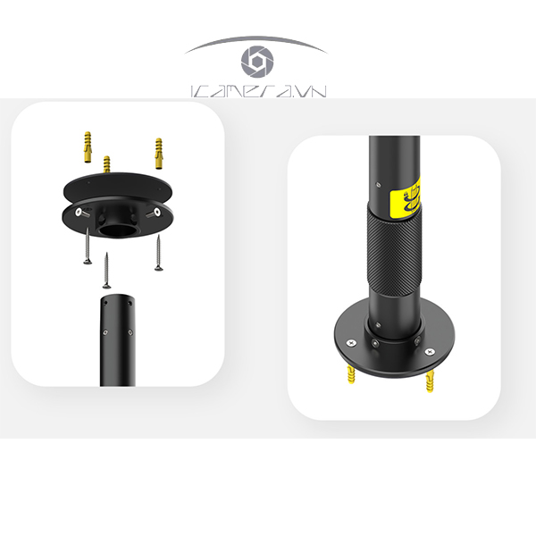 Bộ giá treo thiết bị Zeapon AS-H1 Vlogtopus