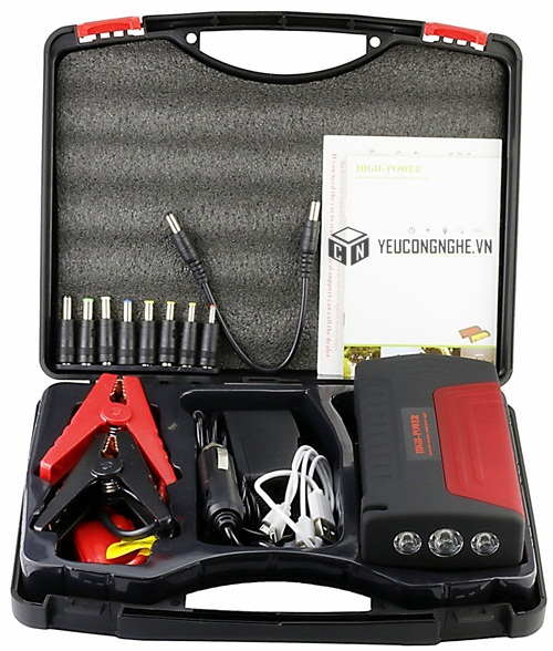 Bộ khởi động, sạc điện, thoát hiểm đa năng xe hơi Automobile multifunction jump starter High Power TM15