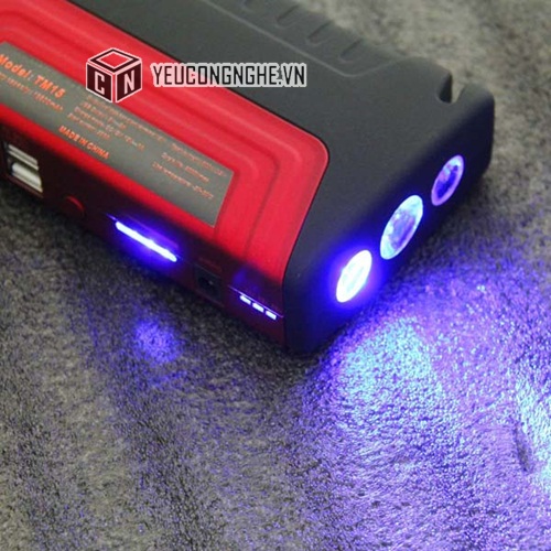 Bộ khởi động, sạc điện, thoát hiểm đa năng xe hơi Automobile multifunction jump starter High Power TM15