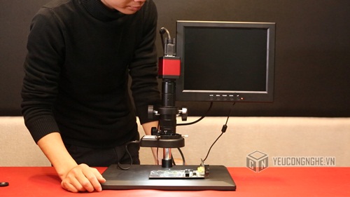 Bộ kính hiển vi cỡ lớn microscope led light màn hình LCD/led/TV monitor 12 inch