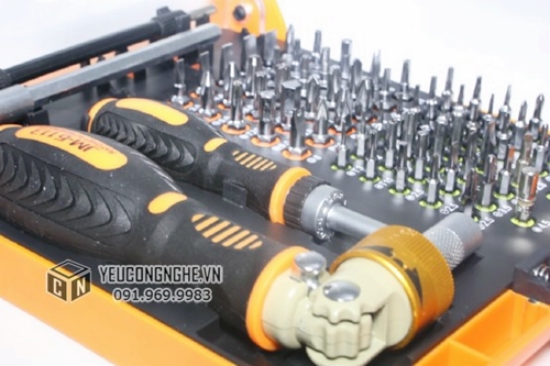 Bộ tuốc nơ vít dụng cụ đa năng vặn xoay trục góc 73 trong 1 JM-6113
