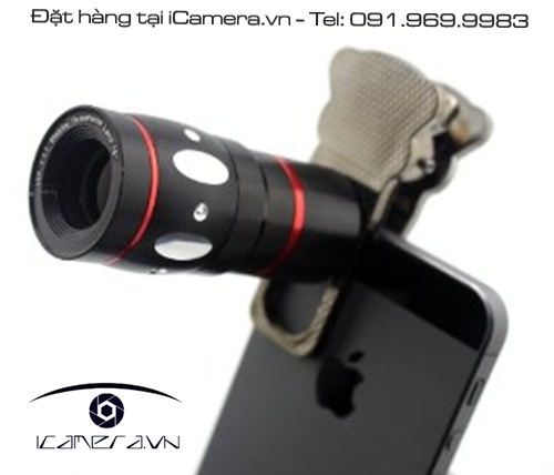 Ống kính smartphone set đầy đủ hiệu ứng tele, macro, fisheye, góc rộng đa năng