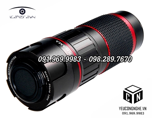 Bộ ống kính tele điều chỉnh tiêu cự 6-18x đa năng pro như lens DSLR