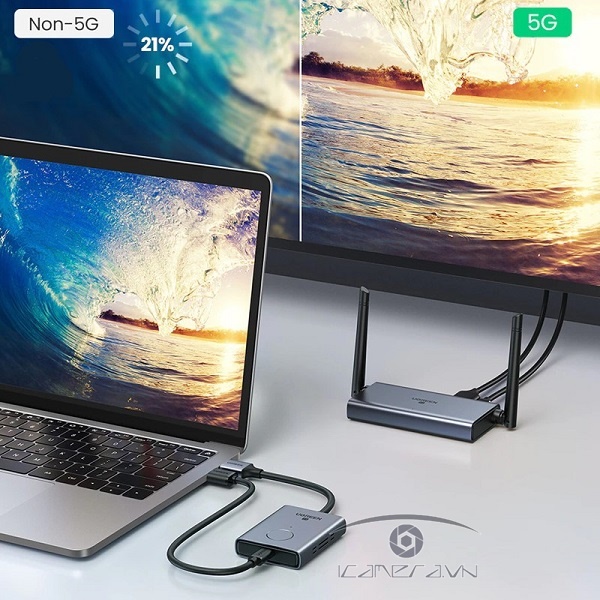 Bộ phát trình chiếu từ xa HDMI+VGA Ugreen 50633A