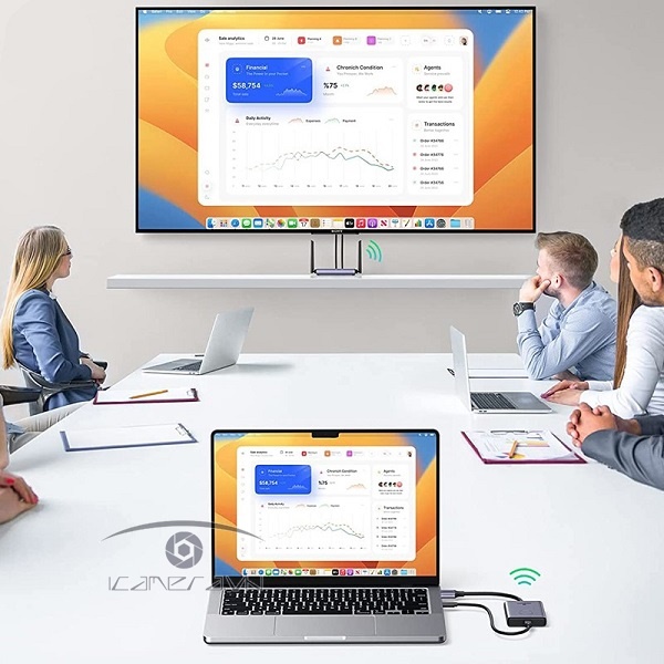 Bộ phát trình chiếu từ xa HDMI+VGA Ugreen 50633A