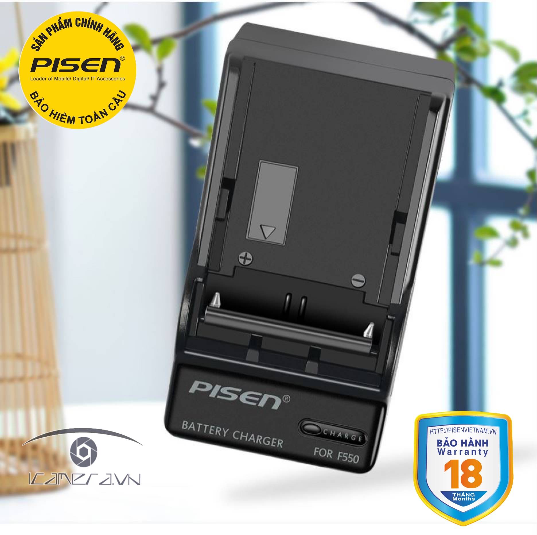 Bộ Sạc Pin Máy Ảnh Pisen Sony F550/F750/F970