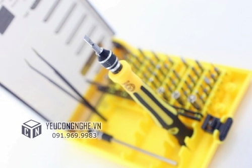 Bộ tua vít cầm tay sửa máy tính, đồ điện tử 45 trong 1 JK-6089