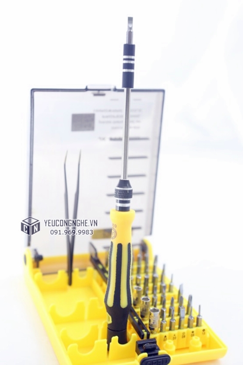 Bộ tua vít cầm tay sửa máy tính, đồ điện tử 45 trong 1 JK-6089