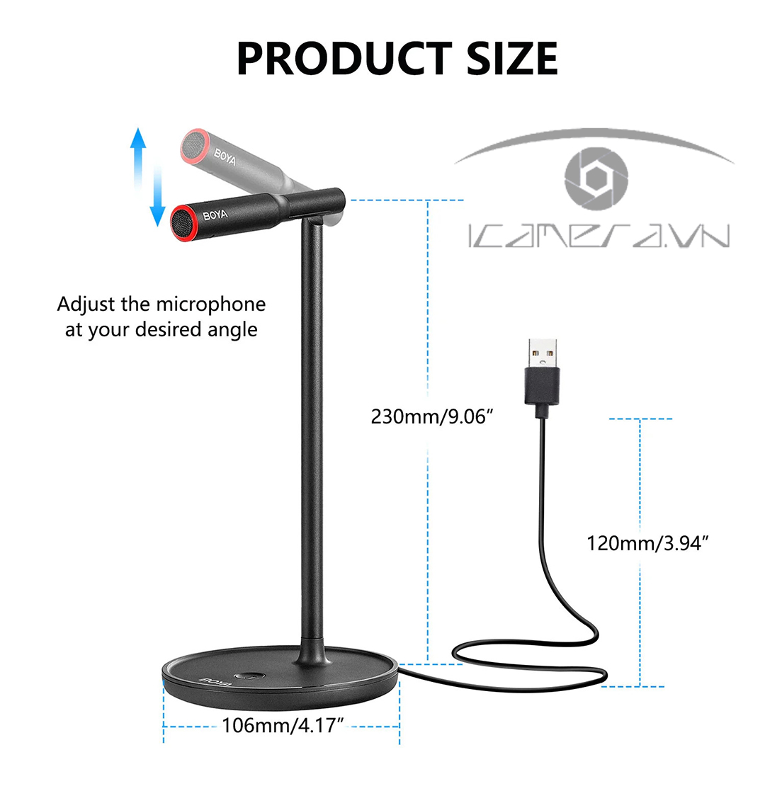BOYA BY-CM1 - Micro Cardioid cổng USB cho máy tính
