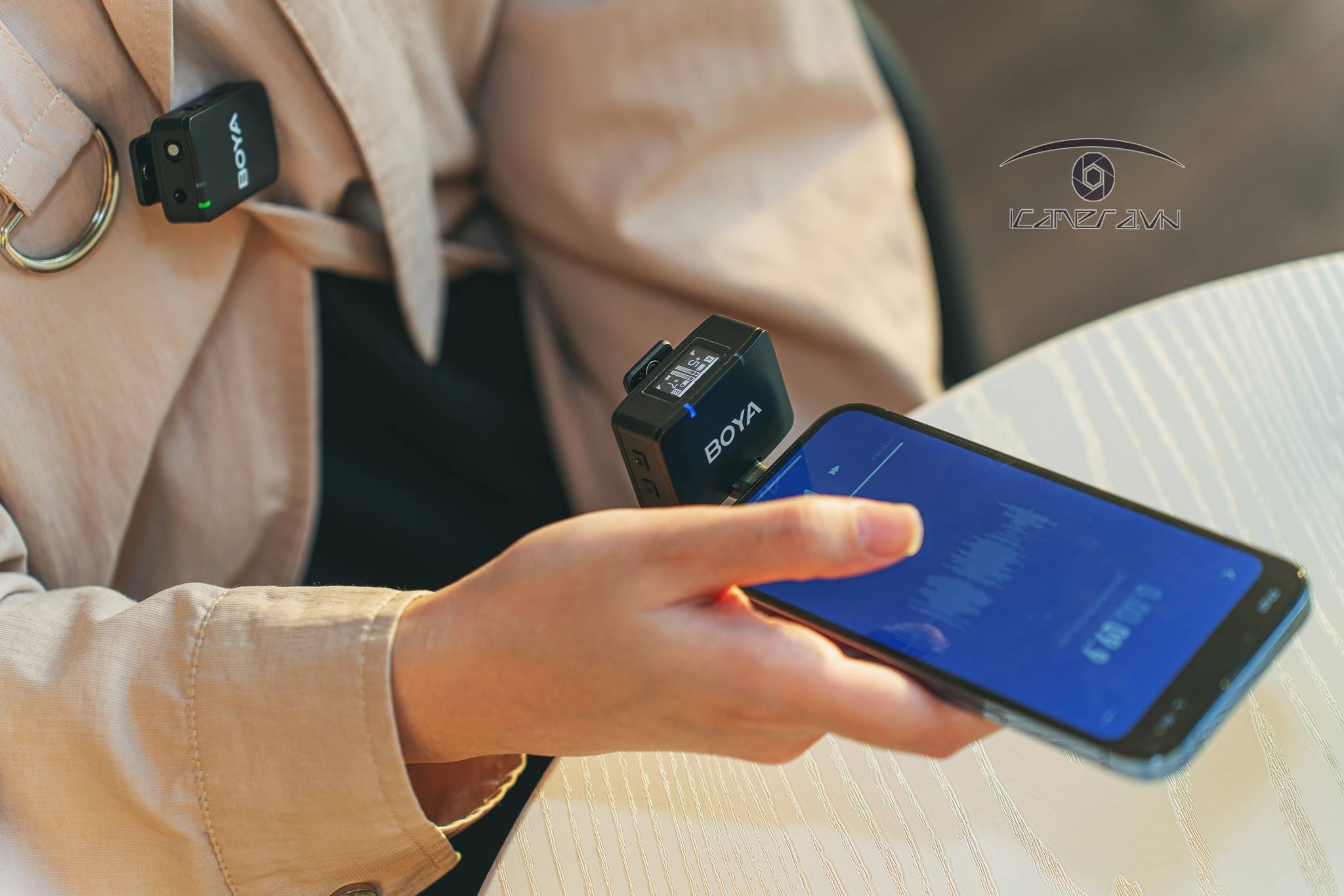 Micro thu âm không dây BOYAMIC