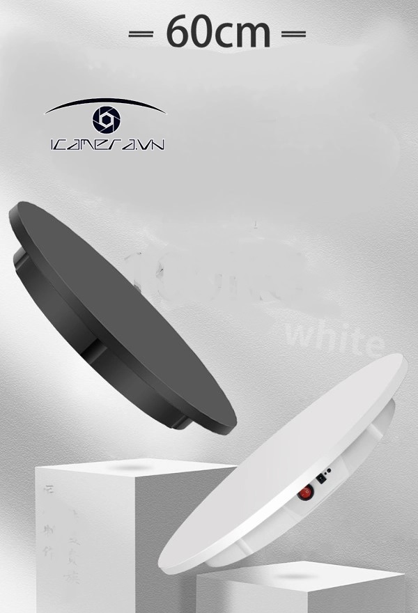 Bàn xoay BX60P 360 độ đường kính 60cm có điều khiển từ xa