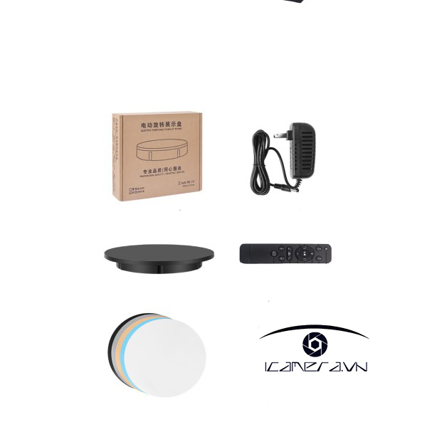 Bàn xoay BX60P 360 độ đường kính 60cm có điều khiển từ xa