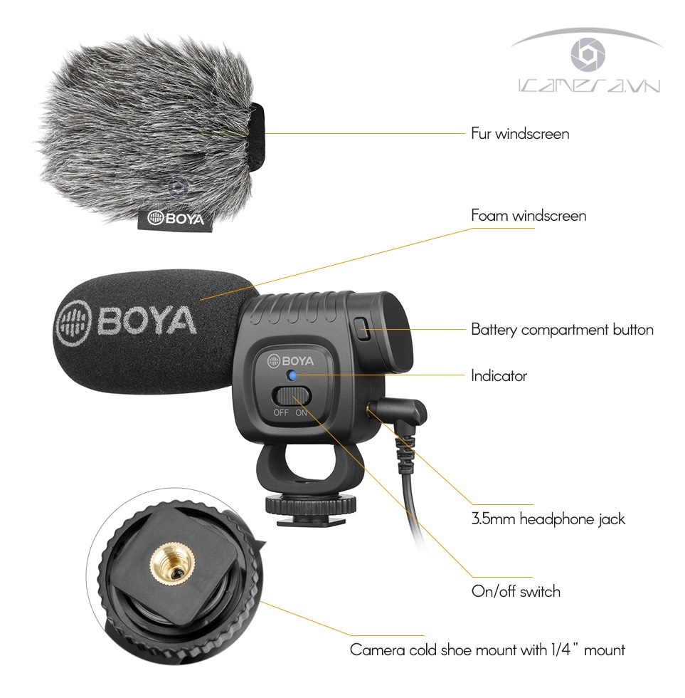 Mic thu âm Boya BY-BM3011