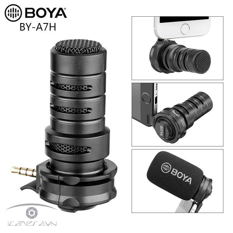 Mic thu âm cho điện thoại Boya BY-A7H
