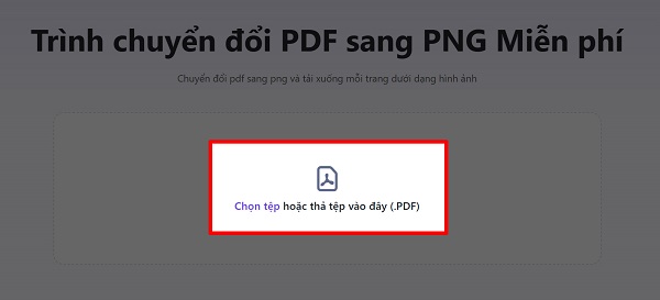 Hướng dẫn cách chuyển PDF sang PNG bằng AI (online)