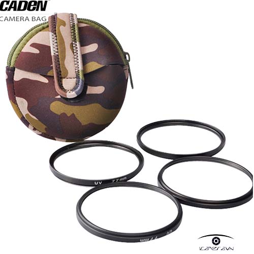 Túi đựng filter Caden Filter Bags Insert Pouch Neoprene Bags Camouflage Convenient Case