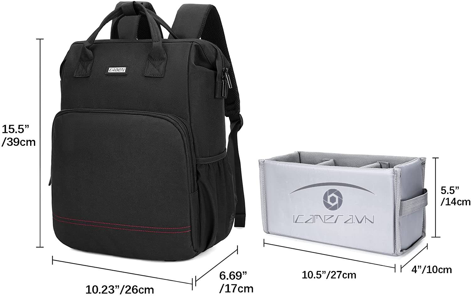 Balo máy ảnh Caden D43