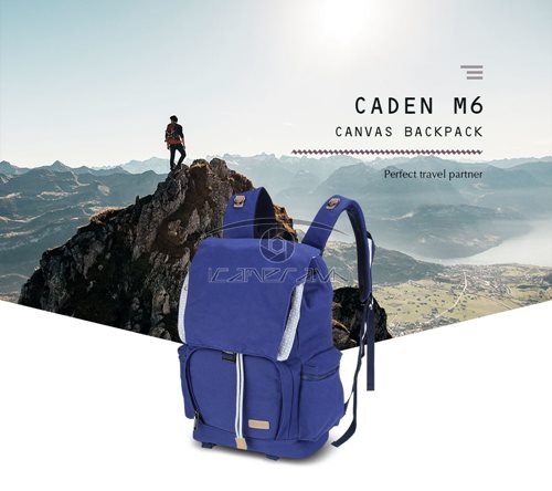 Balo máy ảnh Caden M6 Canvas chuyên nghiệp