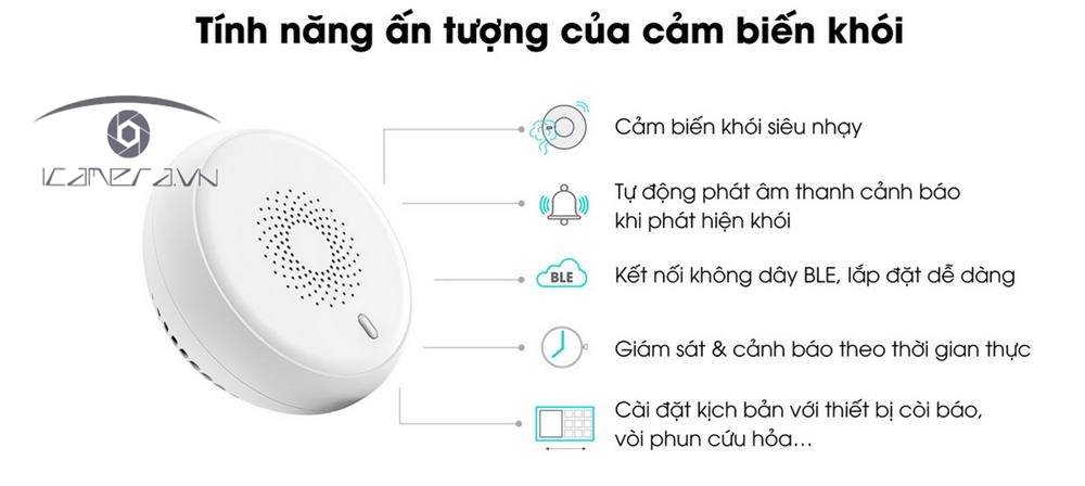 Cảm Biến Khói CB06.SM.BLE Rạng Đông (Bluetooth)